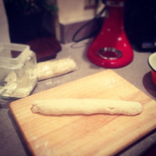 french baguette shaping