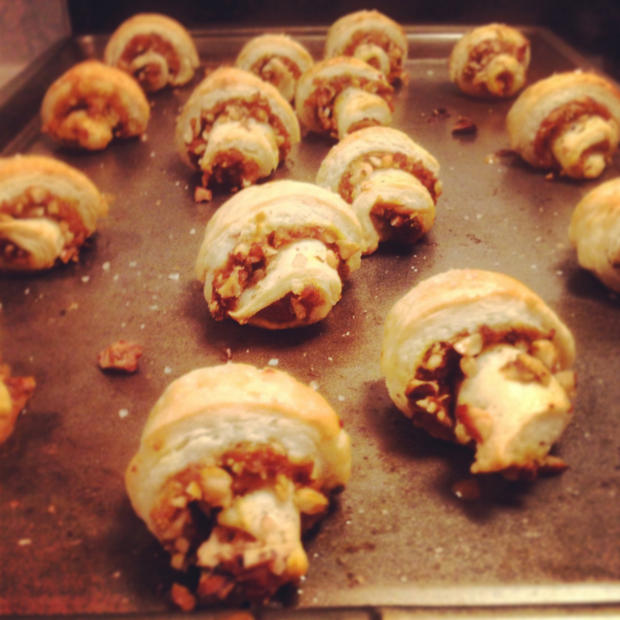 pumpkin rugelach