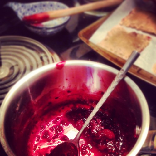 berry pop tart fruit compote | things i made today