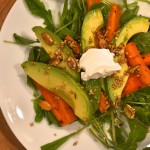 carrot avocado salad, an ode to my father