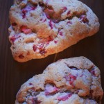 whole wheat strawberry ricotta scones