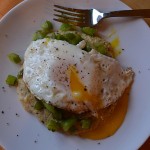 breakfast grits and eggs