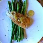 ginger steamed cod with asparagus