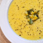 chilled sweet corn soup