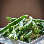 ginger garlic green beans and ralph