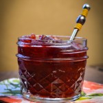 spiced cranberry jam