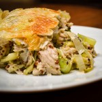 chicken and leek pie