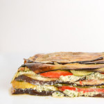 roasted vegetable terrine with goat cheese
