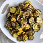 Grilled Eggplant and Zucchini with Za’atar Vinaigrette