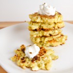 Cauliflower and Feta Fritters