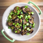 Japanese Eggplant with Ginger and Scallions
