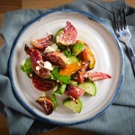 Beet, Cucumber, and Feta Salad with Basil