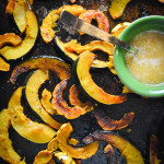 Roasted Squash with Maple Ginger Glaze