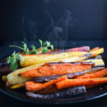 Harissa Spiced Roasted Carrots and Lemons