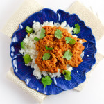 red lentil dhal with rice