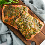 Citrus and Herb Crusted Salmon