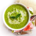 pea mint soup