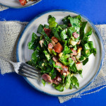 Spinach, Beet, Bacon and Blue Cheese Salad