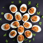 ‘Nduja Deviled Eggs