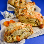 Apricot, Walnut, and Blue Cheese Scones