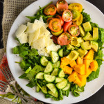 Mango, Avocado, Cucumber, and Cherry Tomato Salad