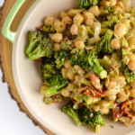Coconut-Braised Chickpeas and Broccoli