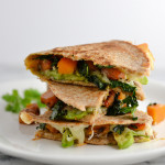 butternut squash and kale quesadillas