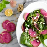 Watermelon Radish and Spinach Salad with Barley