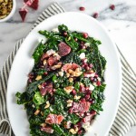 Massaged Kale Salad with Blood Orange and Pomegranate