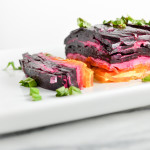 Rainbow Beet Terrine with Goat Cheese