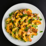 Roasted Delicata Squash with Parmesan and Walnuts