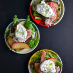 Plum, Prosciutto and Burrata Salad