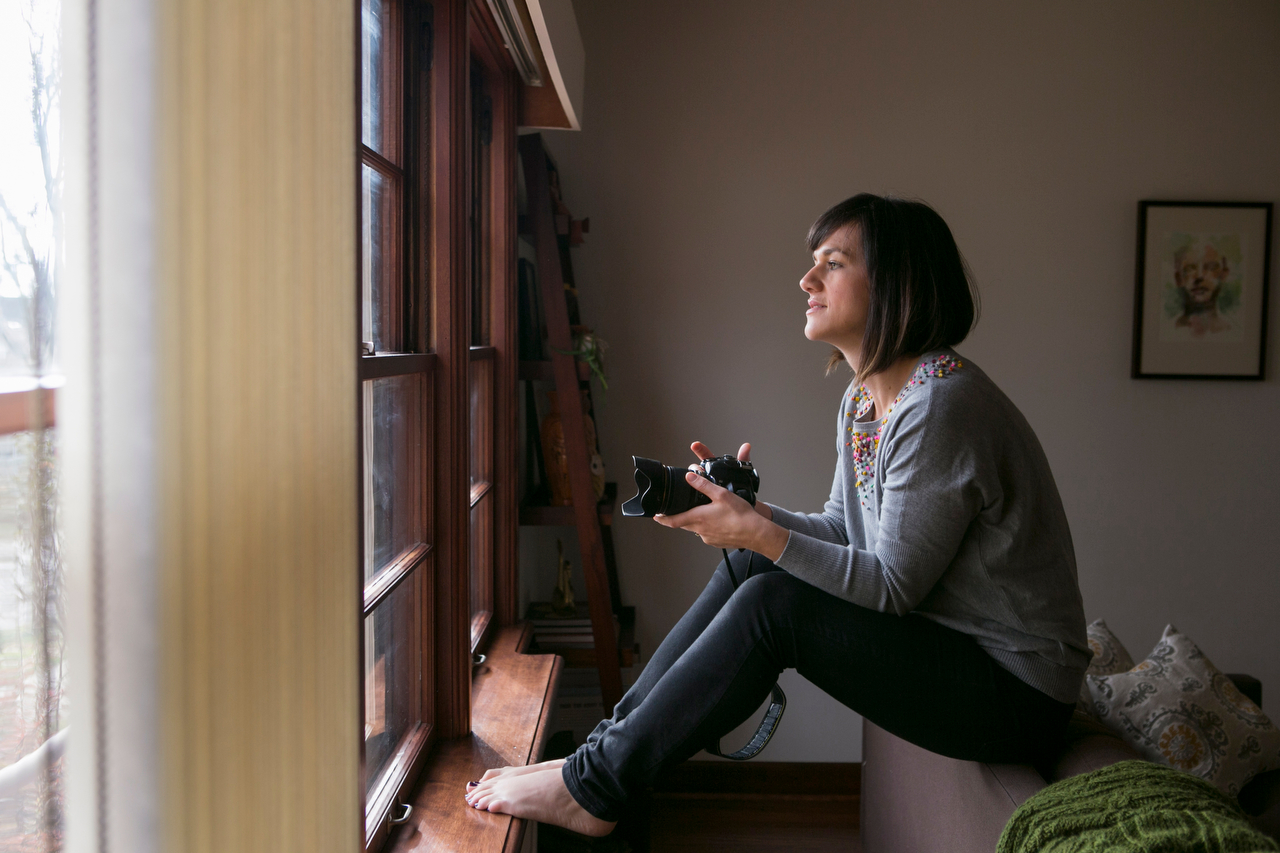 Vicky has her portrait taken at her home in Madison, Wisconsin on November 15, 2016. Photographs by Beth Skogen Photography.