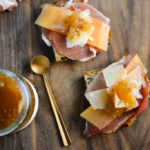 Prosciutto Toasts with Quince & Apple’s Pear Mostarda