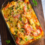 Delicata Squash and Tomato Gratin