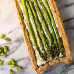 Asparagus Tarts after a month off of blogging